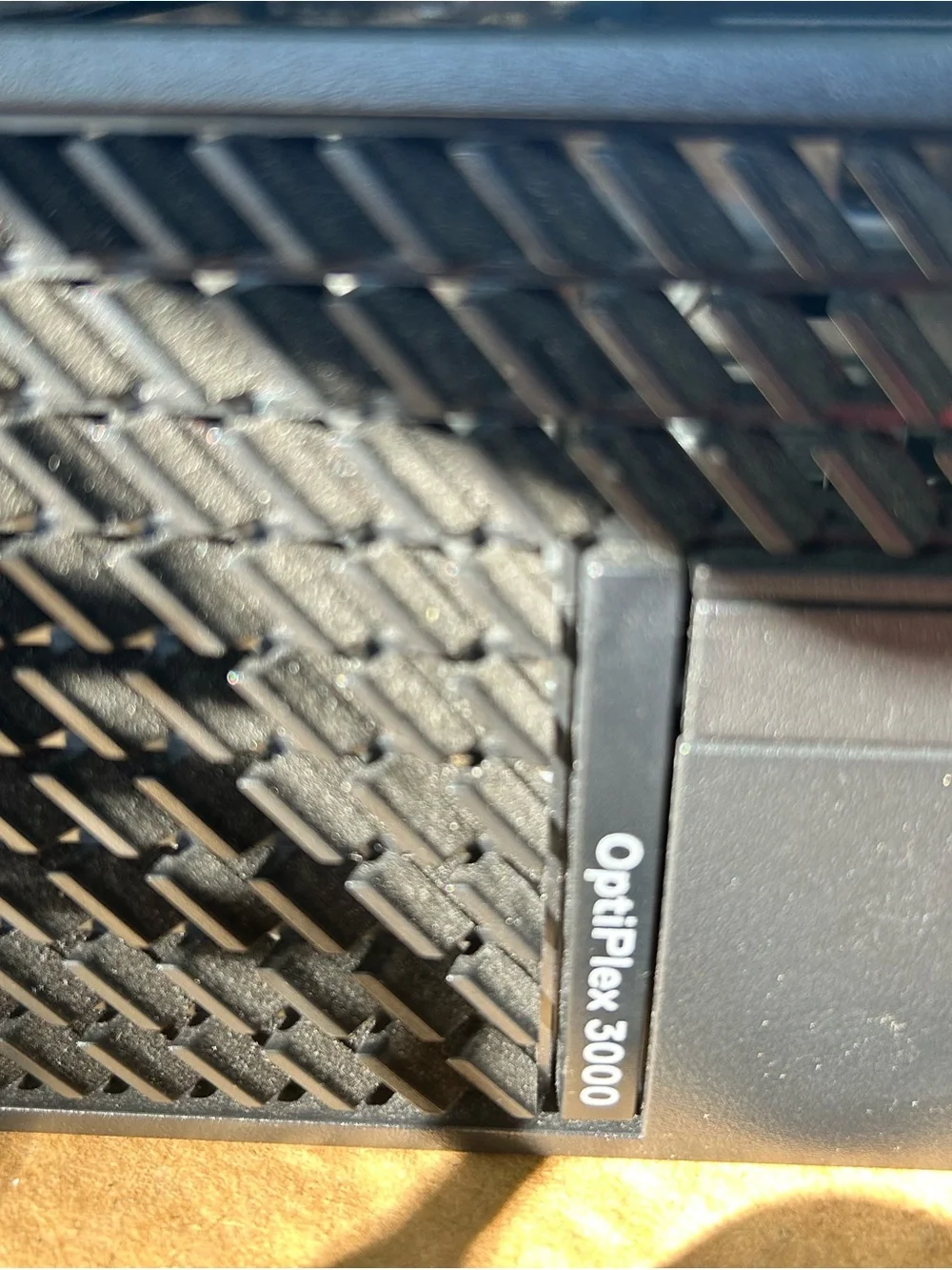 Dell Black Laptop Lid with Dell Emblem and Intel Sticker